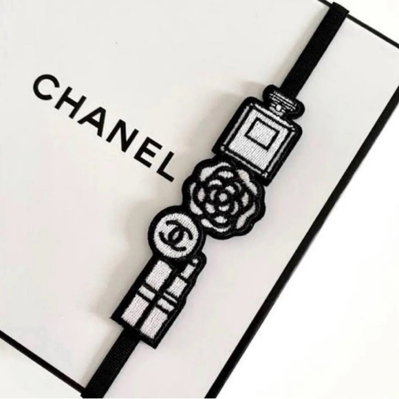 CHANEL Accessories - CHANEL Beauty Collection Embroidered Elastic Band Bookmark, Bracelet or Choker